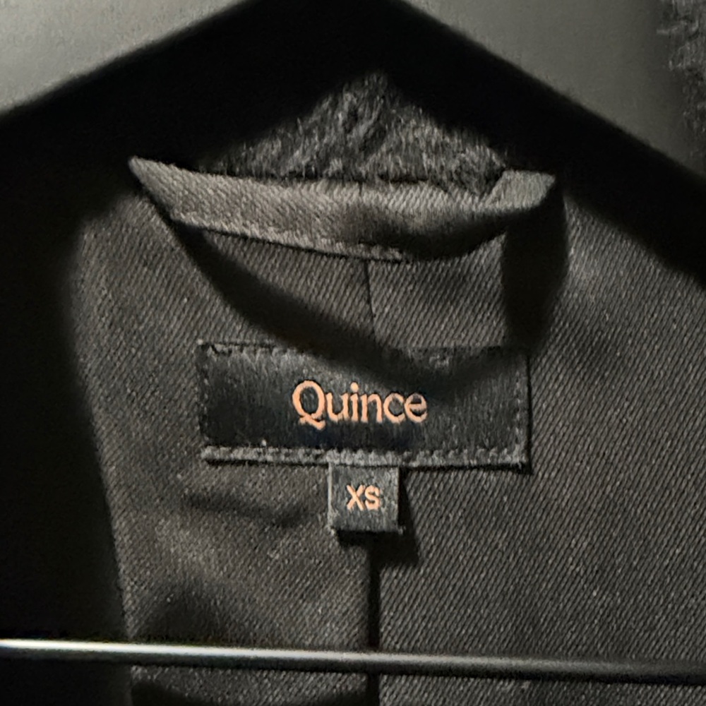 Quince Alpaca-Wool Stand Collar Coat XS - NWOT - Picture 2 of 9